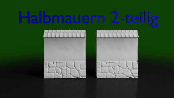 Wall Set 2 - half wall piece